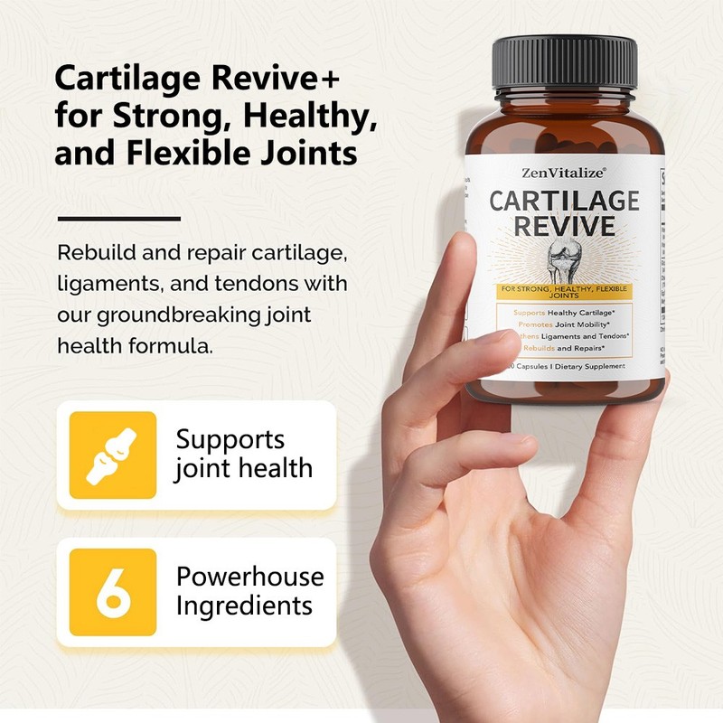 Cartilage Revive Type II Collagen Glucosamine Sulfate Joint Support 120 Pills gallery