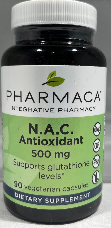 Pharmaca N.A.C Antioxidant 500mg, 90 Vegetarian Capsules – EXP: 12/26