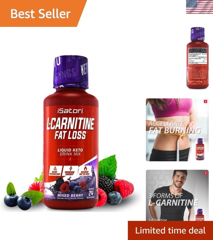 L-Carnitine 1500, Triple-Blend Liquid L Carnitine Supplement, with Acetyl & T…