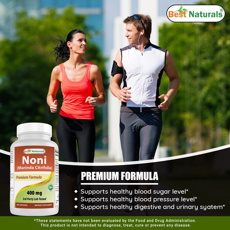 3 Pack Best Naturals Noni 400 mg 240 Capsules gallery