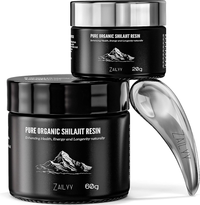 Pure Himalayan Organic Shilajit Resin 80g Fulvic Acid Energy Vitality Booster