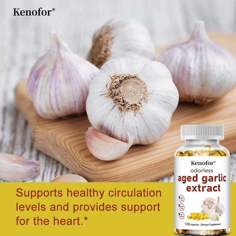 Aged Garlic Extract Supplements Original Formula Heart Health 500mg 120 Capsules gallery