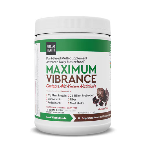 2 X Vibrant Health Maximum Vibrance Chocolate Chunk — 28.2 oz