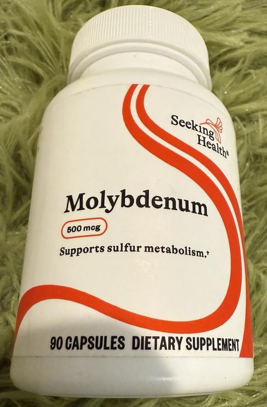 Seeking Health Molybdenum 500, Molybdenum Glycinate Chelate Supplem 11/2027