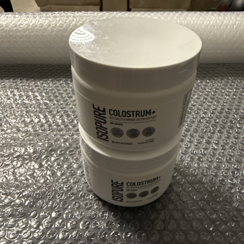 2 Isopure Colostrum+, Unflavored, 5.29 oz (150 g) Healthy Living 09/11/2027