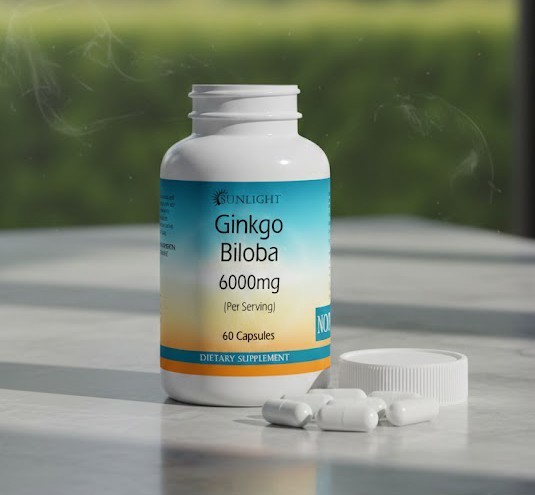 Ginko Biloba Capsules 6000mg serving- In stock
