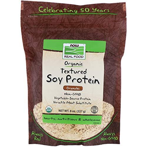 NOW FOODS Textured Soy Protein Granules Organic 8 oz gallery