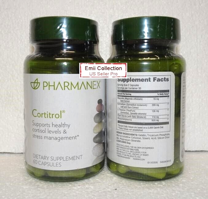 Nu Skin Nuskin Pharmanex Cortitrol 60 Capsules Sealed gallery