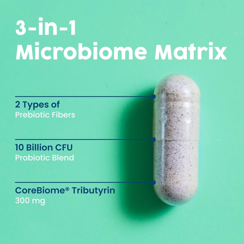 Complete Synbiotic 3-in-1 Gut Health Formula - Pre, Pro & Postbiotics - 10 Billi gallery