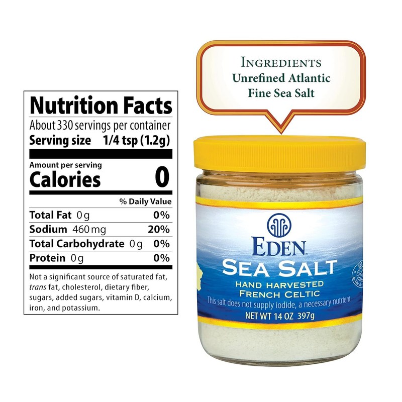 Eden Foods French Celtic Sea Salt 14 Oz gallery