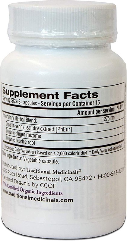 Traditional Medicinals Smooth Move Capsules For Occasional Constipation 50 Count gallery