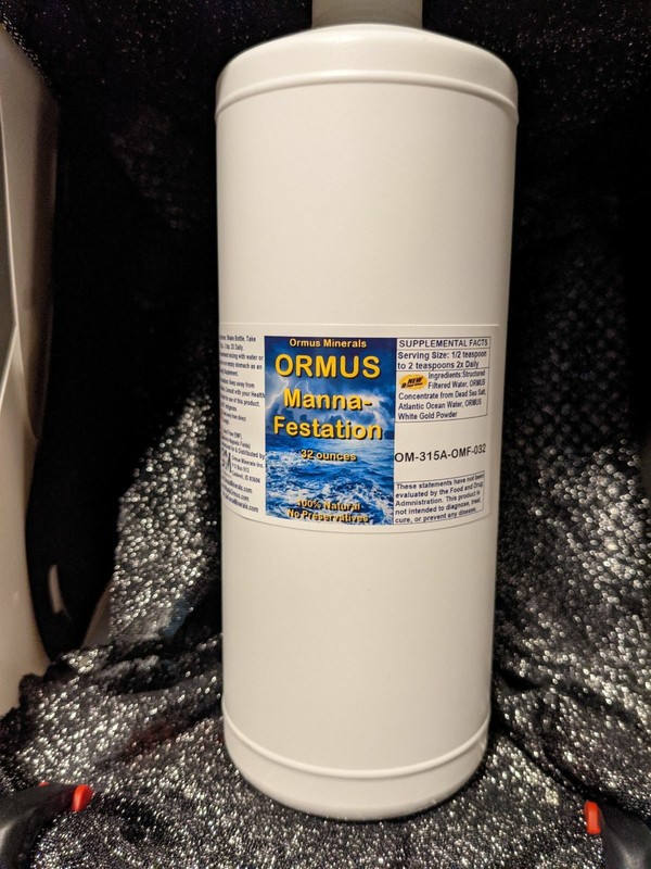 Ormus Manna-Festations – 32oz, Monatomic Ormus gold liquid Energy Focus Immune