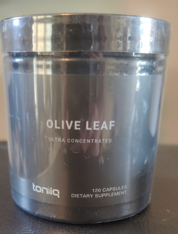 Toniiq 45:1 Concentrated Ultra High Strength Olive Leaf Extract – 120 caps 500mg