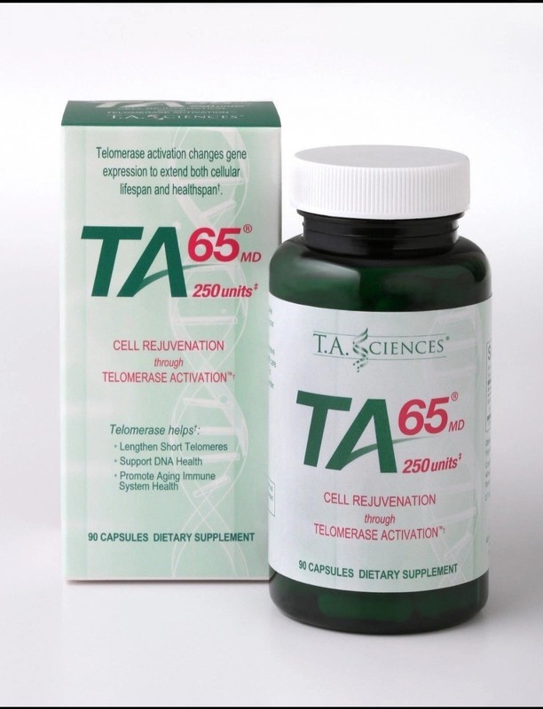 TA65MD, 250units, 90caps, Telomere Lengthen