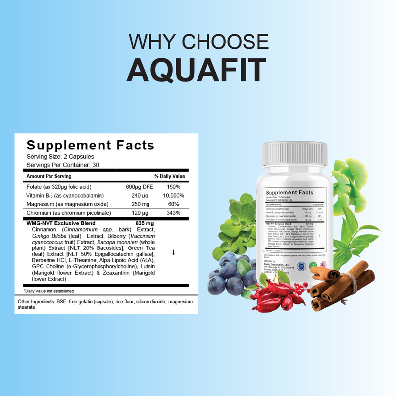 (2 Pack) Aqua Fit Advanced Weight Manangement, AquaFit Capsules (120 Capsules) gallery