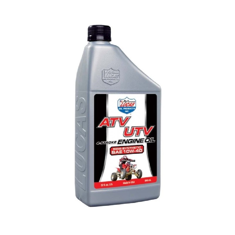 Semi-Synthetic ATV Engine Oil – SAE 10W-40 – 1 Quart Bottles, Pack of 6