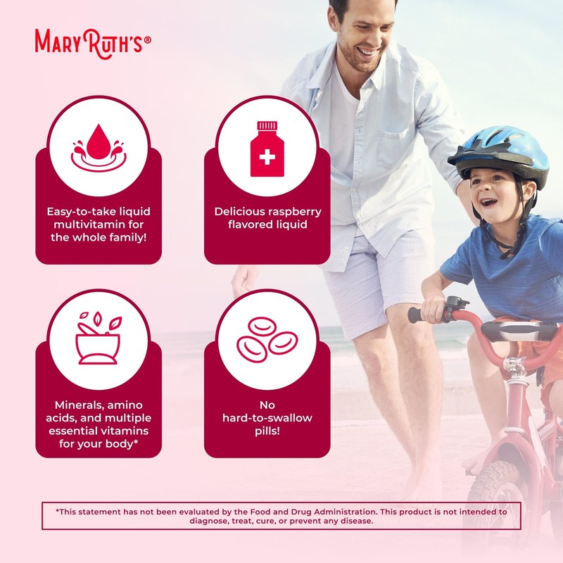 Liquid Multivitamin for Women, Men & Kids | Vitamin A C D E B6 B12 Biotin Zin... gallery