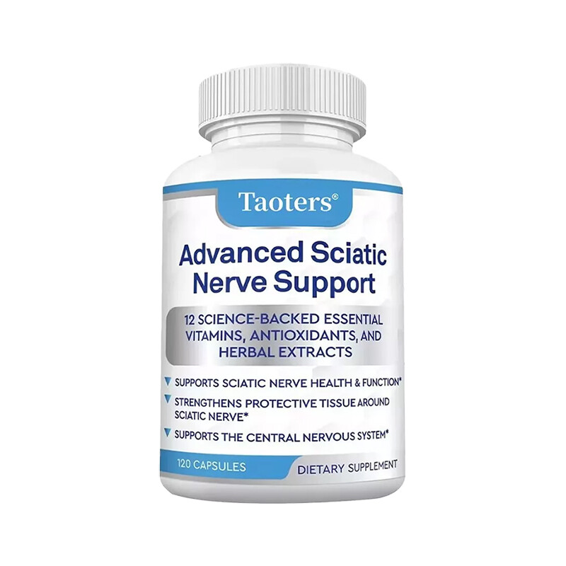 Advanced Sciatic Nerve Support Supplement,Soothe Aches,Anti-Inflammatory