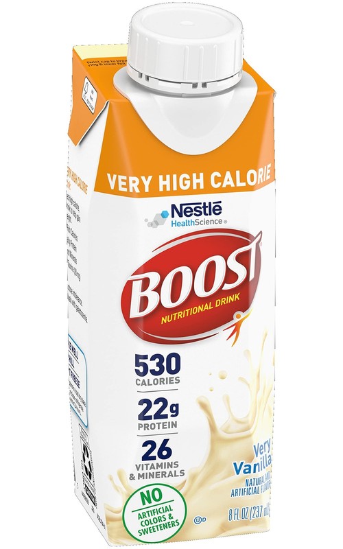 Boost Very High Calorie Nutritional Drink Very Vanilla, Made with Natural Van... gallery
