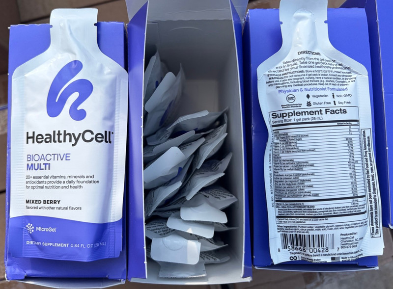 28x.84oz HealthyCell Bioactive Multi Liquid Vitamin Mixed Berry Best By 05/6/26