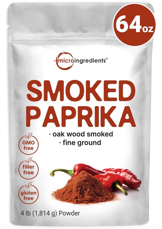 Smoked Paprika Powder, 4 lb (64 oz) | Premium Spanish Source | Sweet & Smoky …