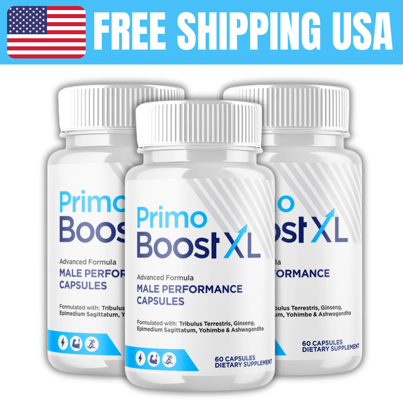 (3 Pack) Primo Boost XL Advanced Male Pills PrimoBoost XL Supplement 180 Capsule