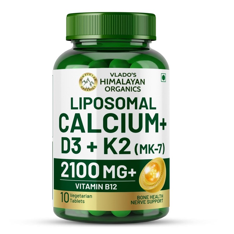 HIMALAY.AN Organics Liposomal Calcium 650mg 10 Veg Tabs gallery