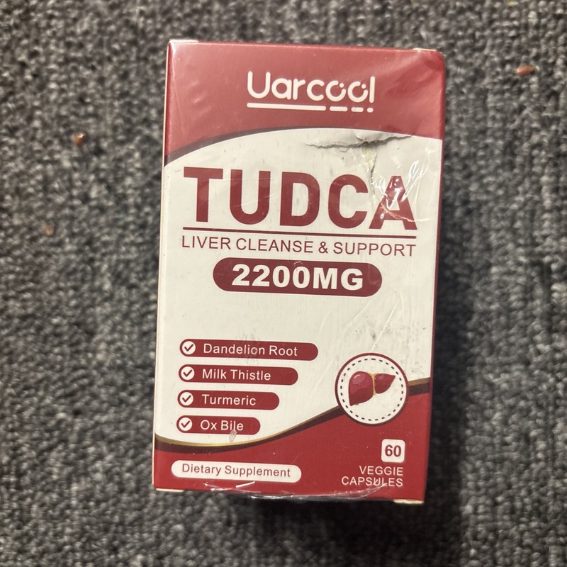 Uarcool Tudca Liver Cleanse And Support 2200 Mg 60 Veggie Capsules