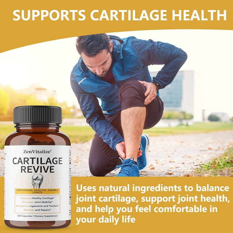 Cartilage Revive Type II Collagen Glucosamine Sulfate Joint Support 120 Pills gallery