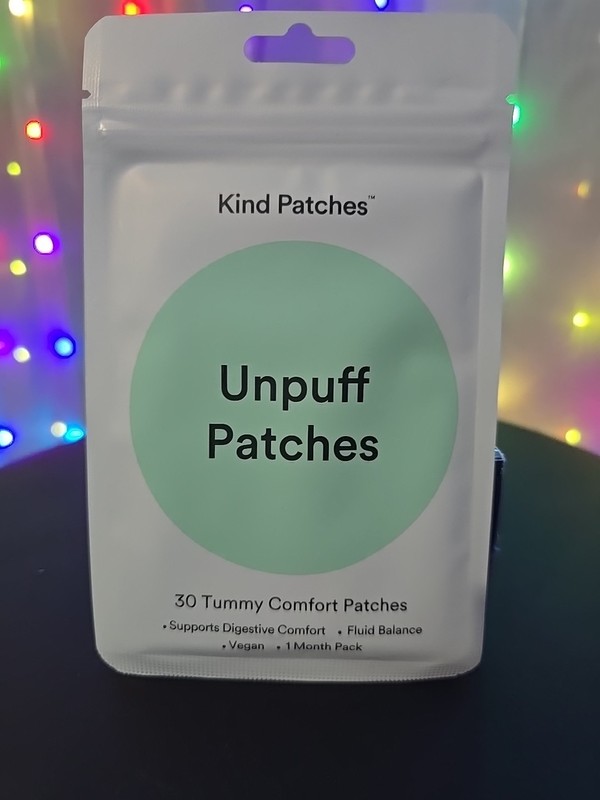 Kind Patches Unpuff Patches (30 Ct) Tummy Digestive Comfort Fluid Balance Vegan