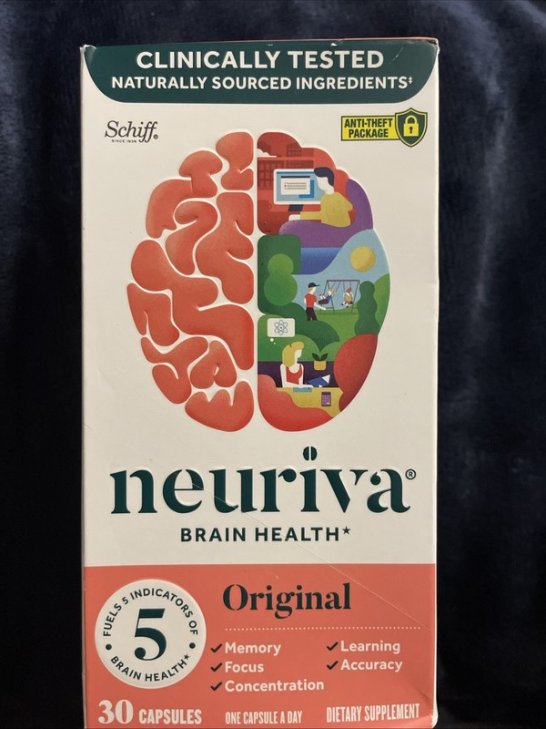 NEURIVA ORIGINAL Brain Health Supplement (30 Cap) EXP: 9/2026