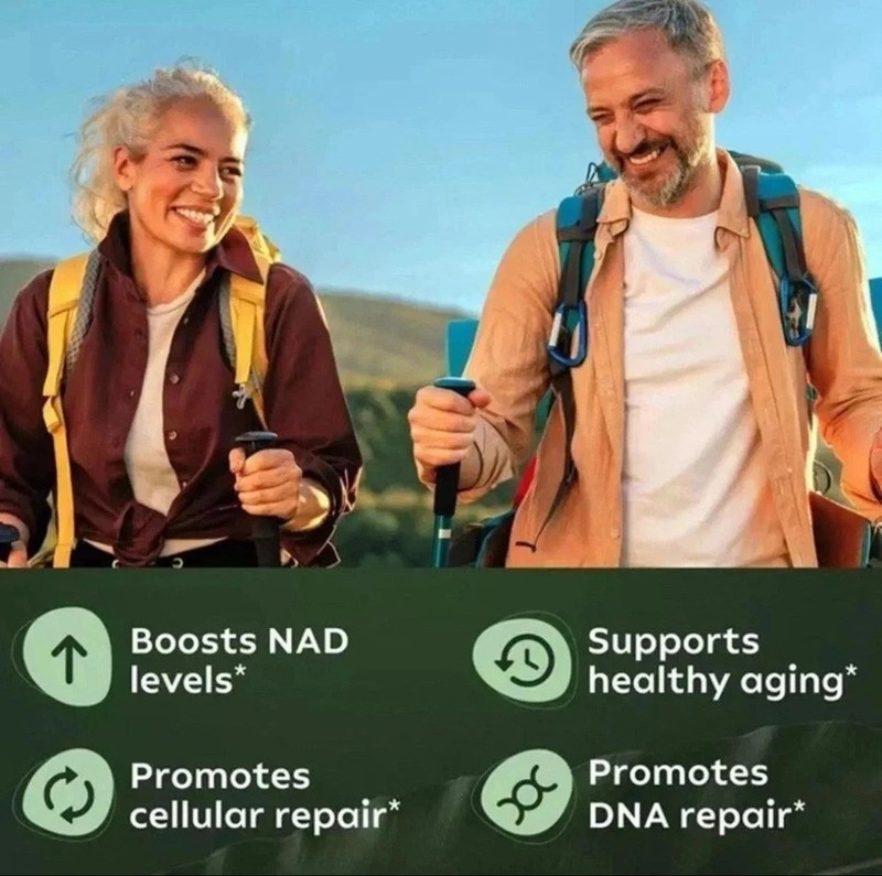 NAD+ Supplement for Anti-Aging Energy Focus & Nicotinamide Riboside Resveratrol gallery