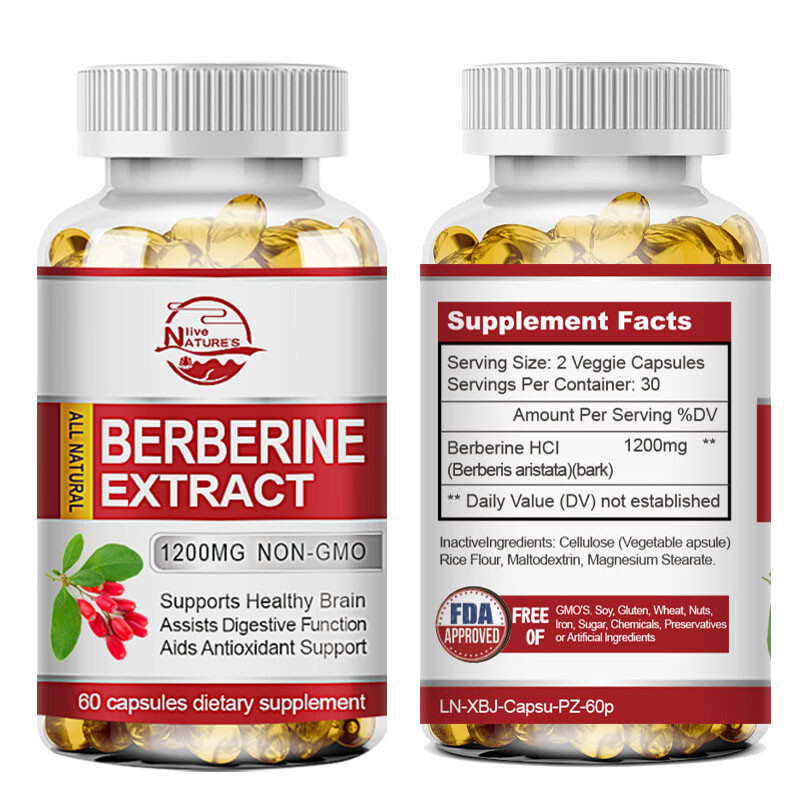 240PCS NL Blood Sugar Support Supplement 1200mg Berberine Cinnamon Extract Pills gallery