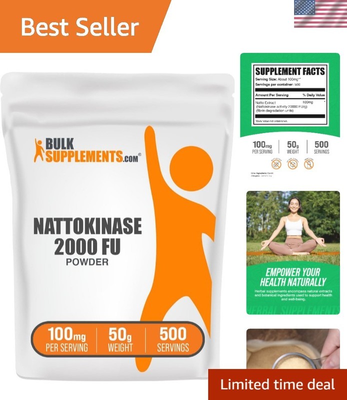 Nattokinase 2000 FU Powder – Boost Wellness with Antioxidant Richness