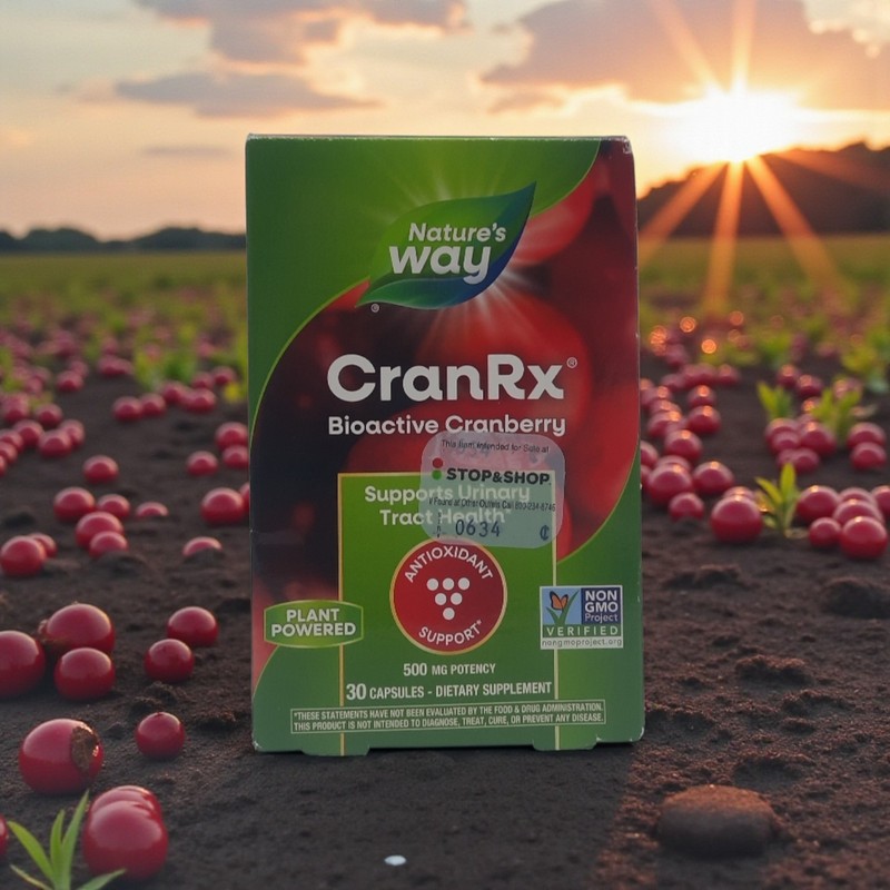 Natures Way CranRx URINARY HEALTH Cranberry 30 Caps Exp 04/2027