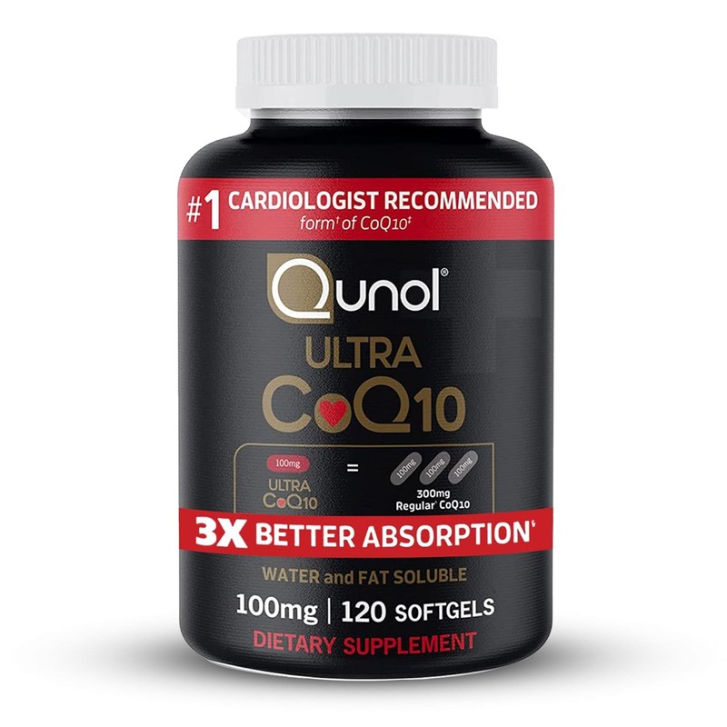 Ultra CoQ10 100mg, 3x Better Absorption, Patented Water and Soluble Natural F…