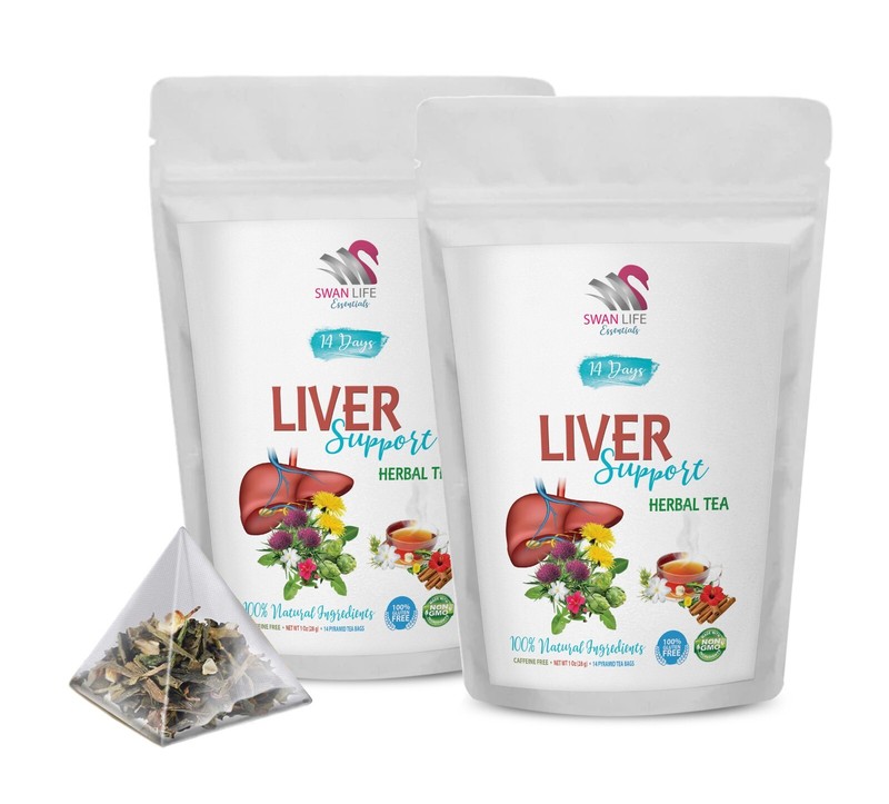 tea for bloating – LIVER SUPPORT TEA – liver repair for enlarged livers 2 Pack