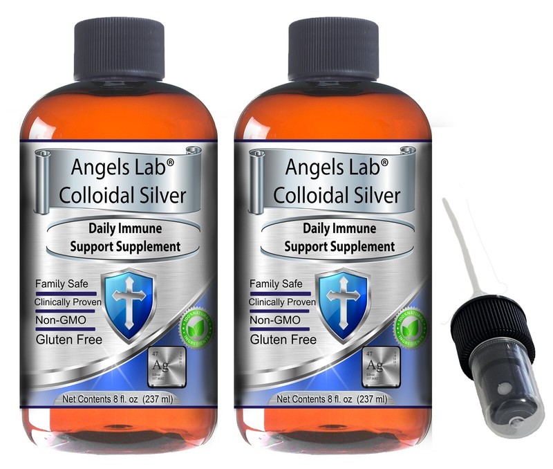 Colloidal Silver 16 oz Angels Lab 10ppm