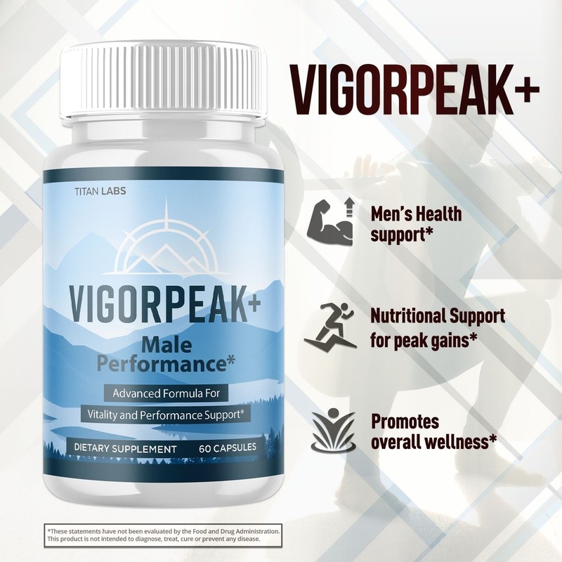 (3 Pack) Vigor Peak+ Advanced Male Max Support Supplement Vigorpeak 180 Capsules gallery