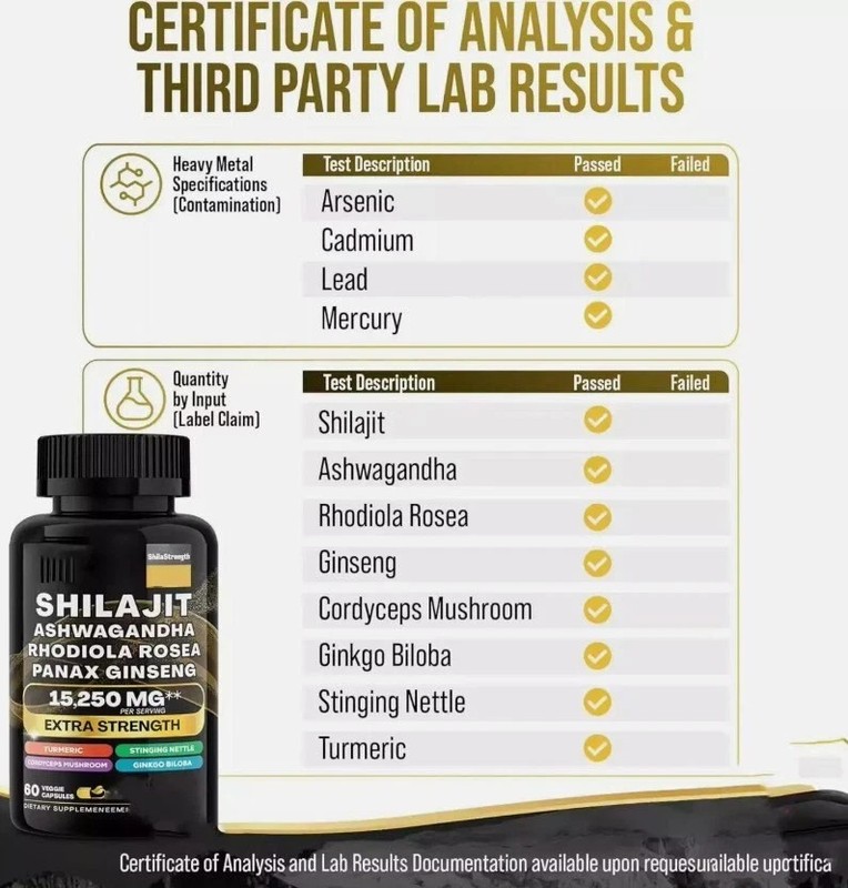 Sea Moss & Shilajit (Black Seed Oil, Turmeric, Ashwagandha, Ginger, Vitamin D gallery