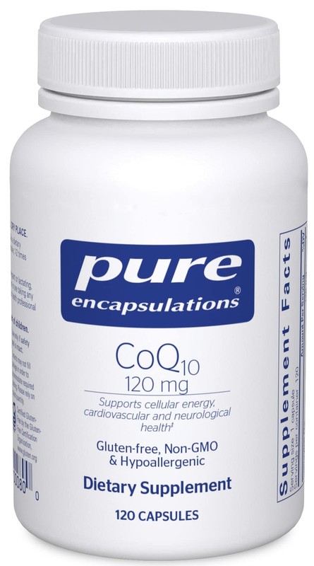 Pure Encapsulations CoQ10 120 mg – 120 Capsules (Exp Date 04/2027)