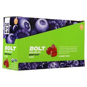 Probar BOLT – Organic Energy Chews Berry Blast 12 pack