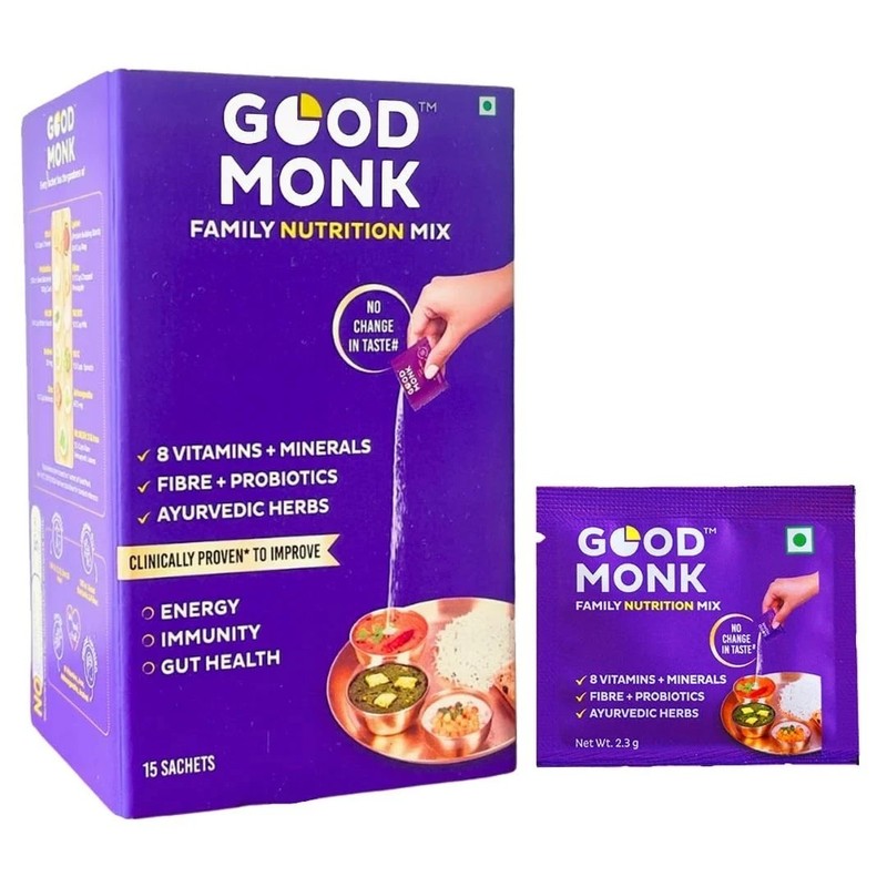 Good Monk Multivitamin Improves Energy ,Immunity & Gut Health 15 Sachets