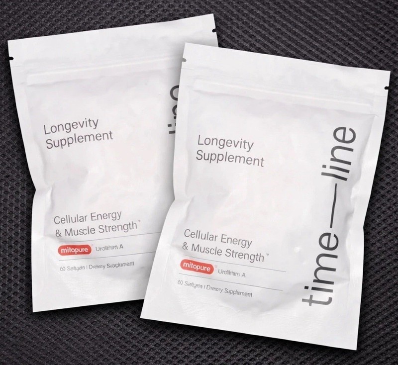 Time-Line Longevity Supplement Mitopure Urolithin A 60 Softgaels -2 Pack – 07/27