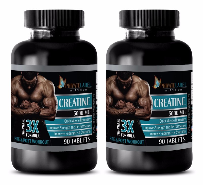 Muscle Gainer Suppliment - CREATINE TRI-PHASE 3X 5000m - Improve Productivity 2B