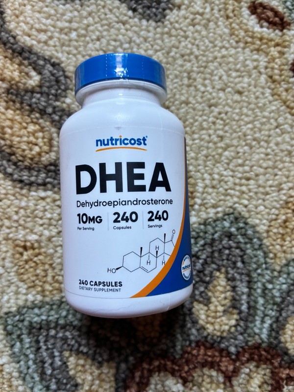 Nutricost DHEA 10mg, 240 Capsules – Gluten Free, Soy Free, Non-GMO, Supplement