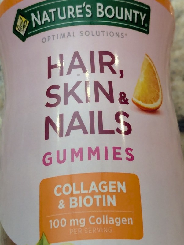 Natures Bounty Hair, Skin & Nails Gummies with Biotin & Collagen 80 Count Orange gallery
