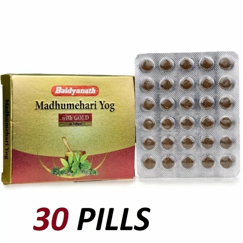 Baidyanath MADHUMEHARI YOG WITH GOLD 30 Tablets