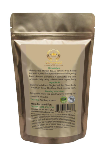 Support for Women MENOPAUSE HERBAL NATURAL TEA Black Cohosh, Eleuthero Root tea gallery