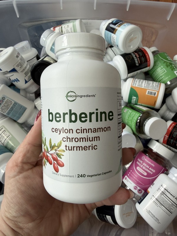 Berberine with Ceylon Cinnamon, Chromium, & Turmeric, 240 Vegetarian Capsules